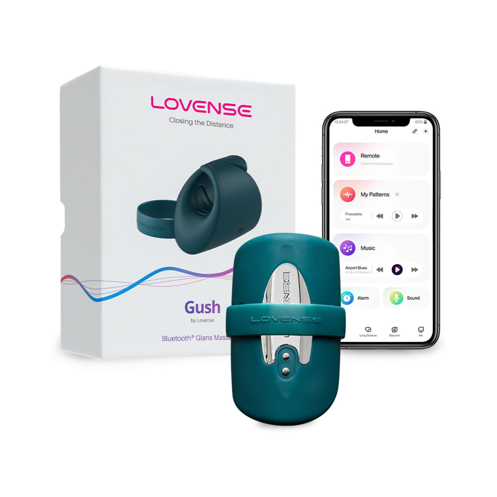 Lovense Gush Bluetooth Glans Massager and Masturbator - Fantasies Boutique