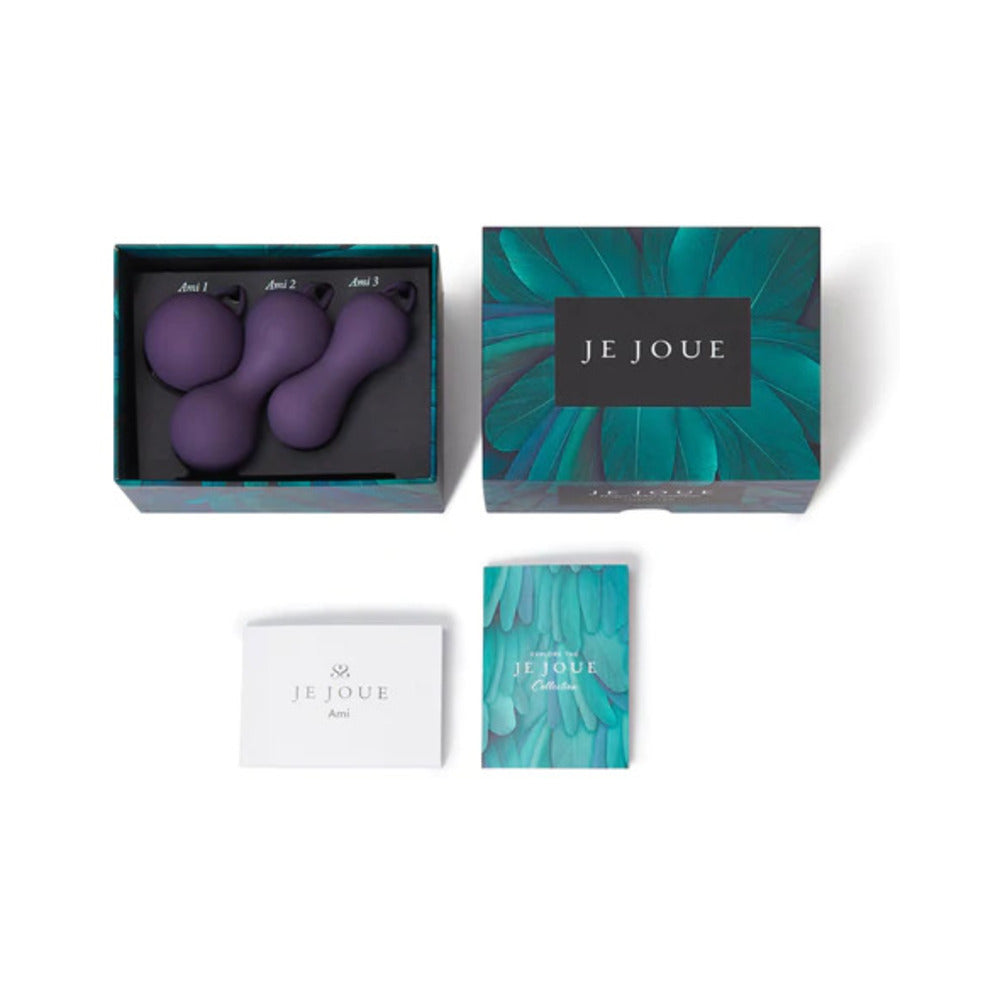 Je Joue Ami 3-Piece Silicone Kegel Set Purple - Fantasies Boutique