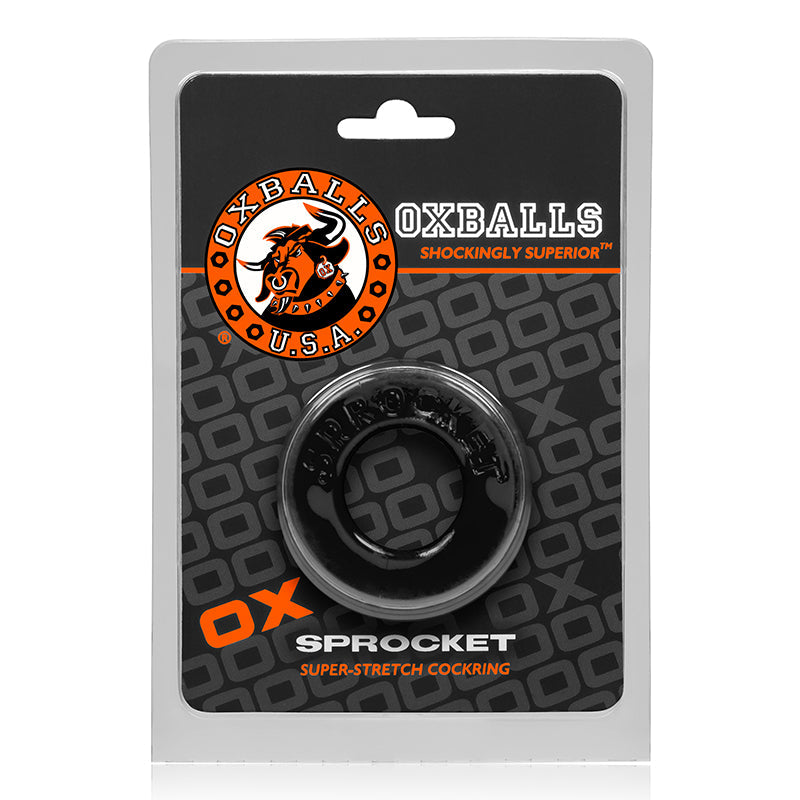 OxBalls Sprocket, Cockring, Black - Fantasies Boutique