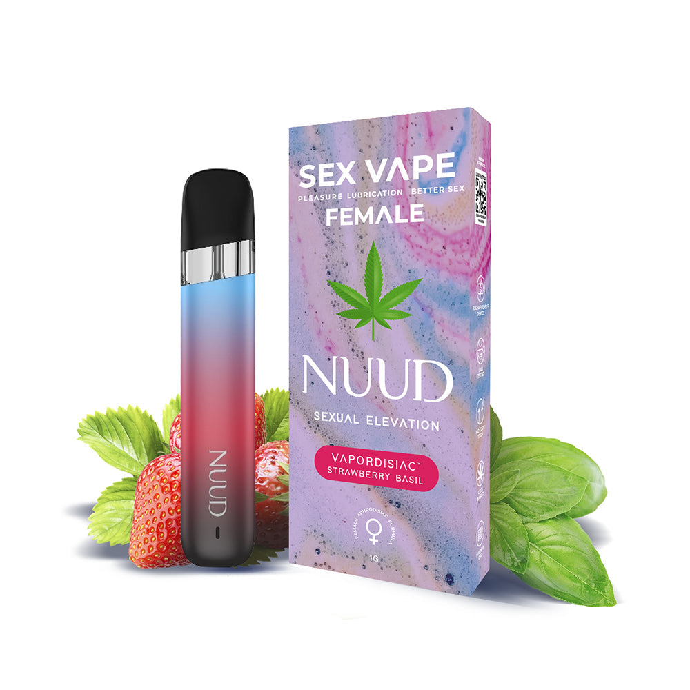 NUUD FEMALE VAPORDISIAC Strawberry Basil - Fantasies Boutique