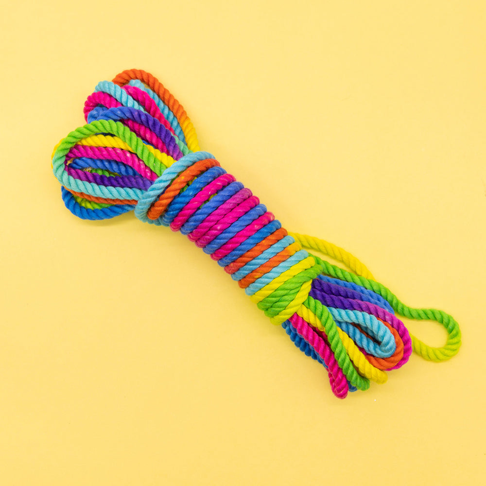 Emojibator Unicorn Rainbow Bondage Rope 26.25 ft. - Fantasies Boutique