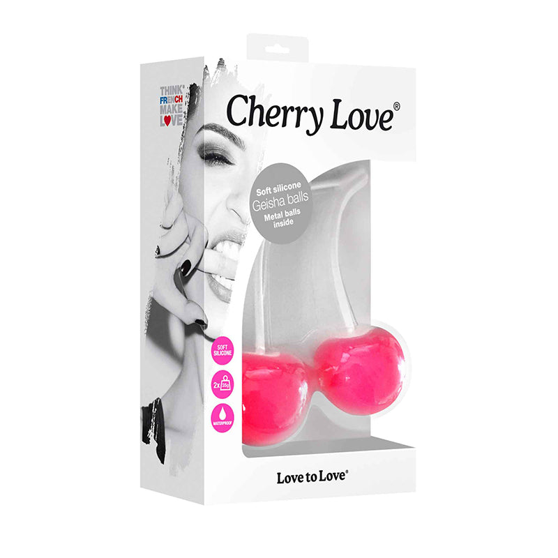 Love to Love Cherry Love Silicone Kegel Balls - Fantasies Boutique