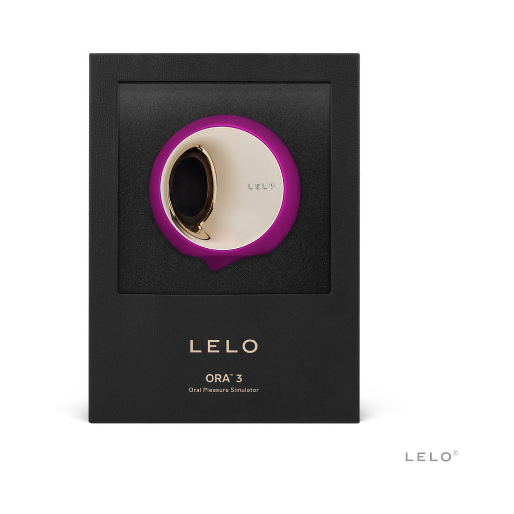 LELO ORA 3 Rechargeable Clitoral Stimulator Deep Rose - Fantasies Boutique