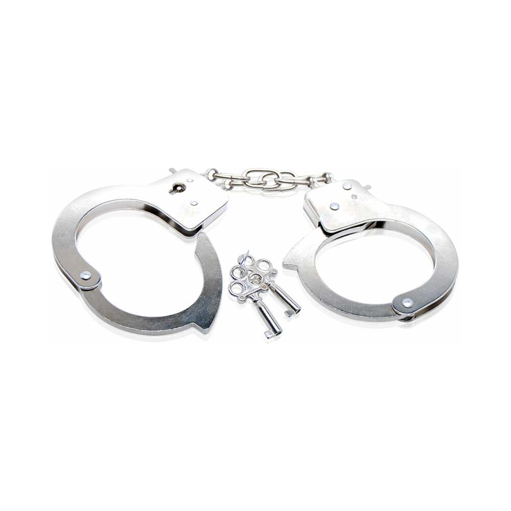 Pipedream Fetish Fantasy Series Beginner's Metal Cuffs - Fantasies Boutique