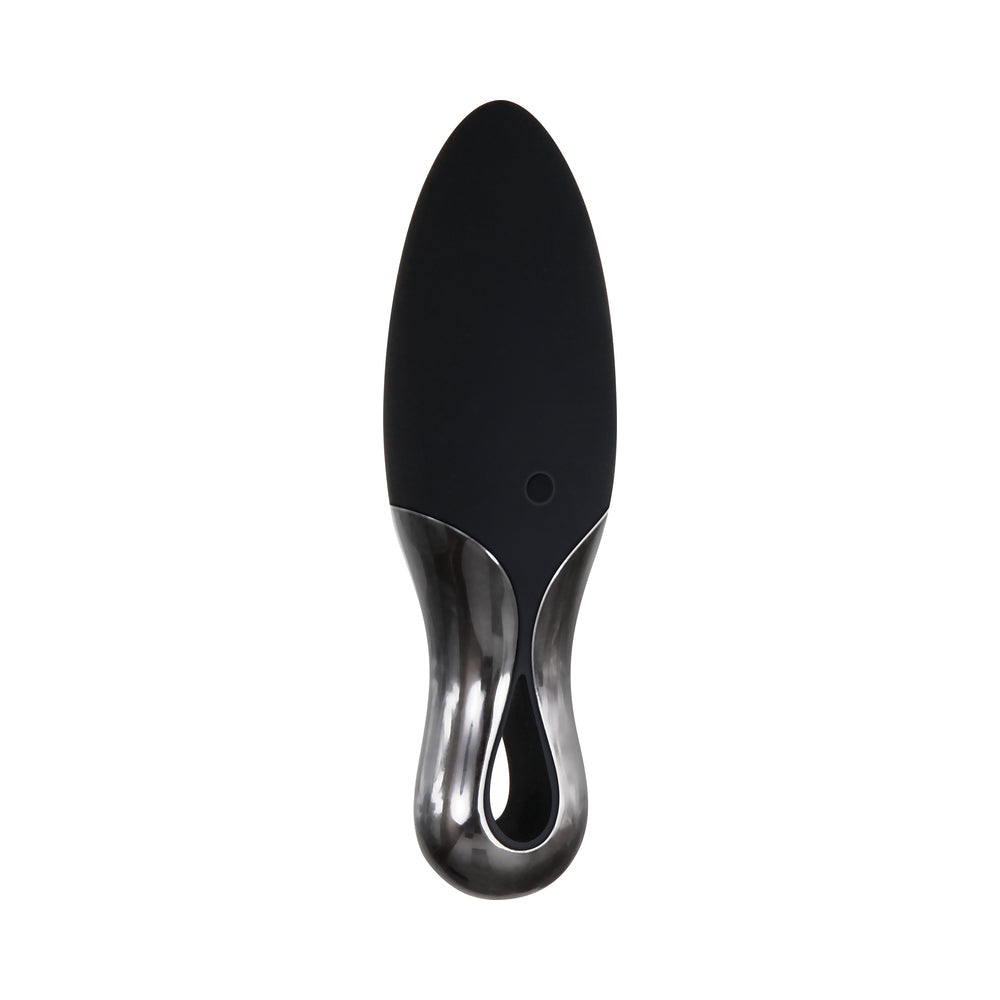 Evolved Teardrop Rechargeable Silicone Mini Vibrator Black - Fantasies Boutique