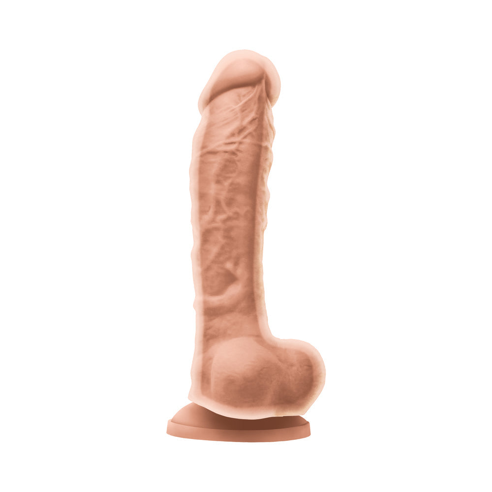 Colours Dual Density 8 in. Dildo Beige - Fantasies Boutique