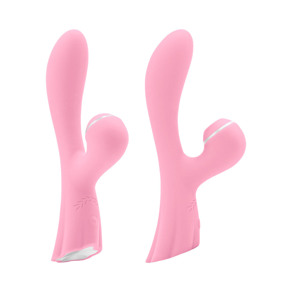 Luxe Aura Rechargeable Suction Vibe Pink - Fantasies Boutique