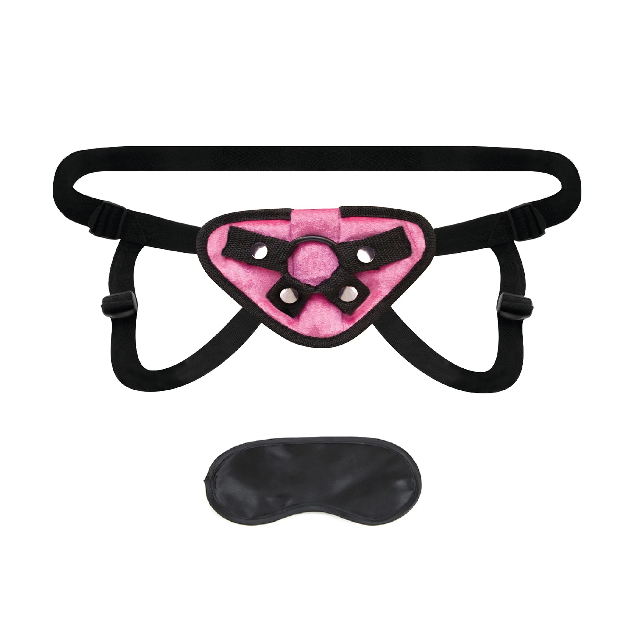Lux Fetish Neoprene Strap-On Harness Pink - Fantasies Boutique