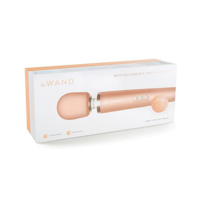 Le Wand Petite Rechargeable Vibrating Massager Rose Gold - Fantasies Boutique