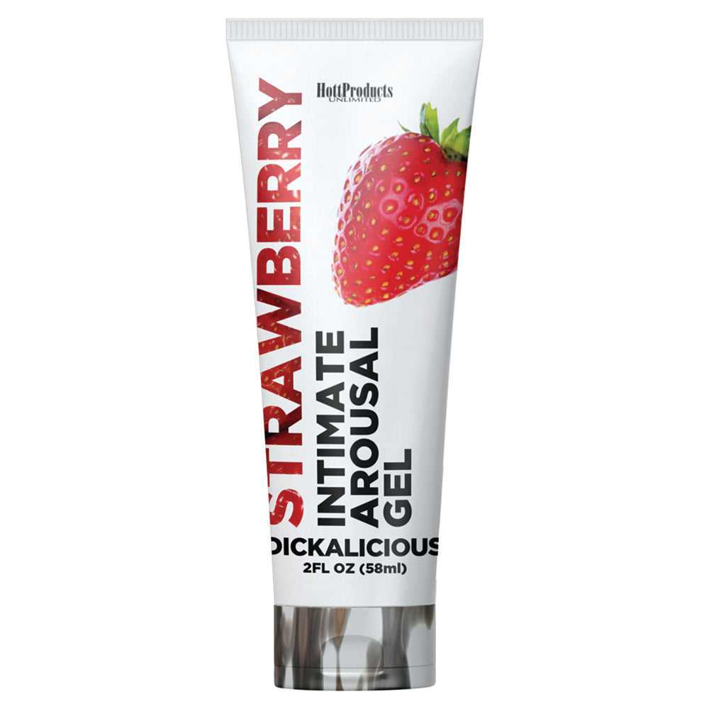 Dickalicious Intimate Arousal Gel Strawberry 2 oz. - Fantasies Boutique