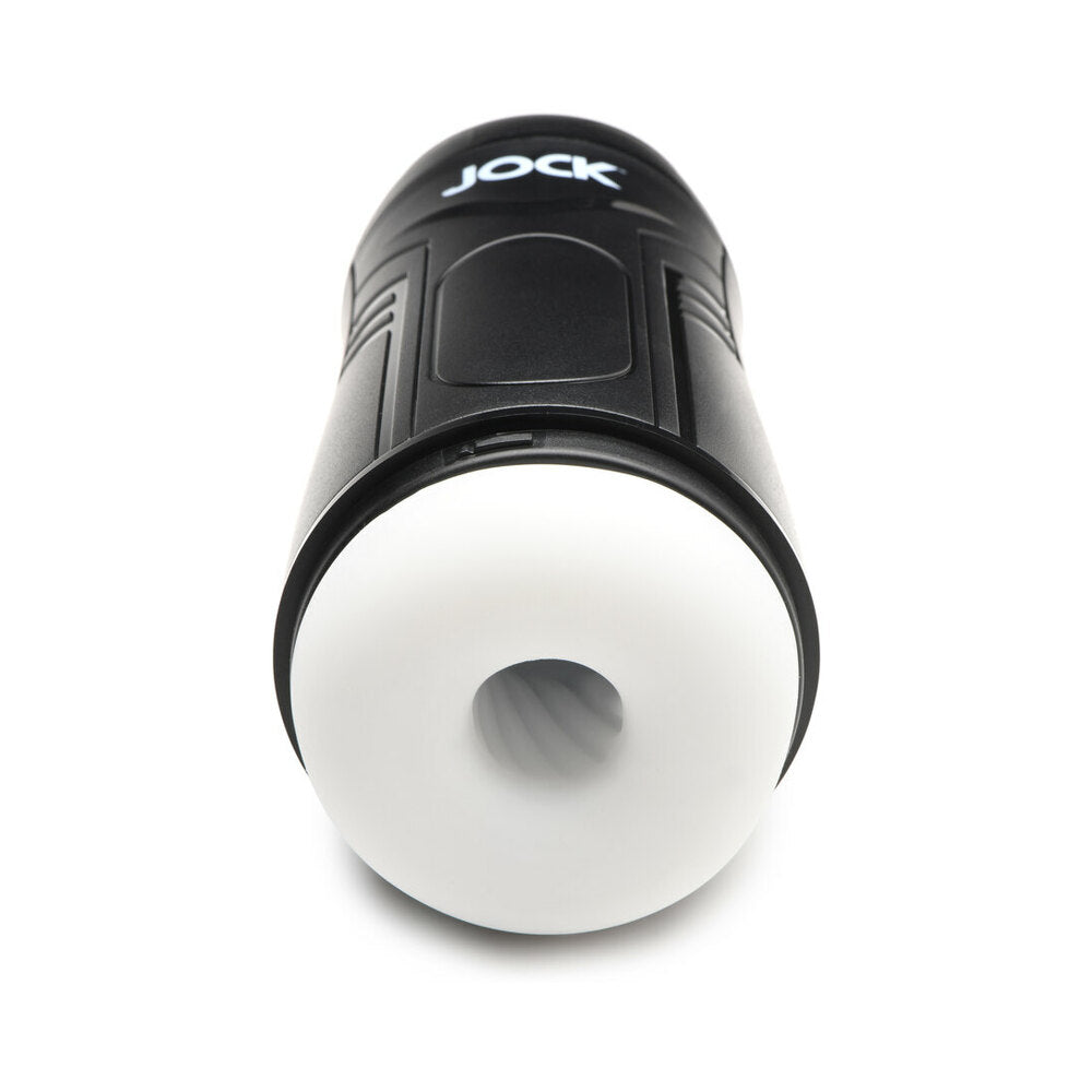 Jock 9X Sucking & Vibrating Masturbator White - Fantasies Boutique
