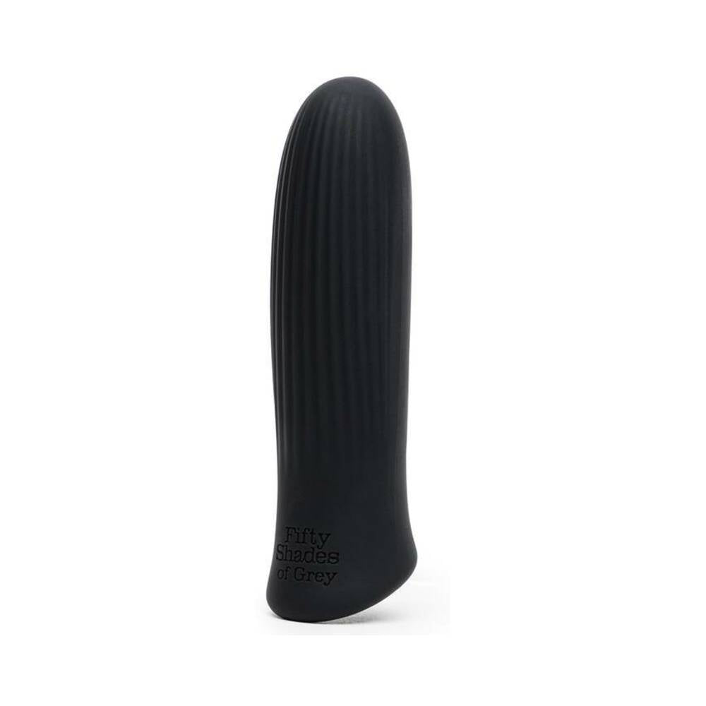 Fifty Shades of Grey Sensation Rechargeable Silicone Bullet Vibrator Black - Fantasies Boutique