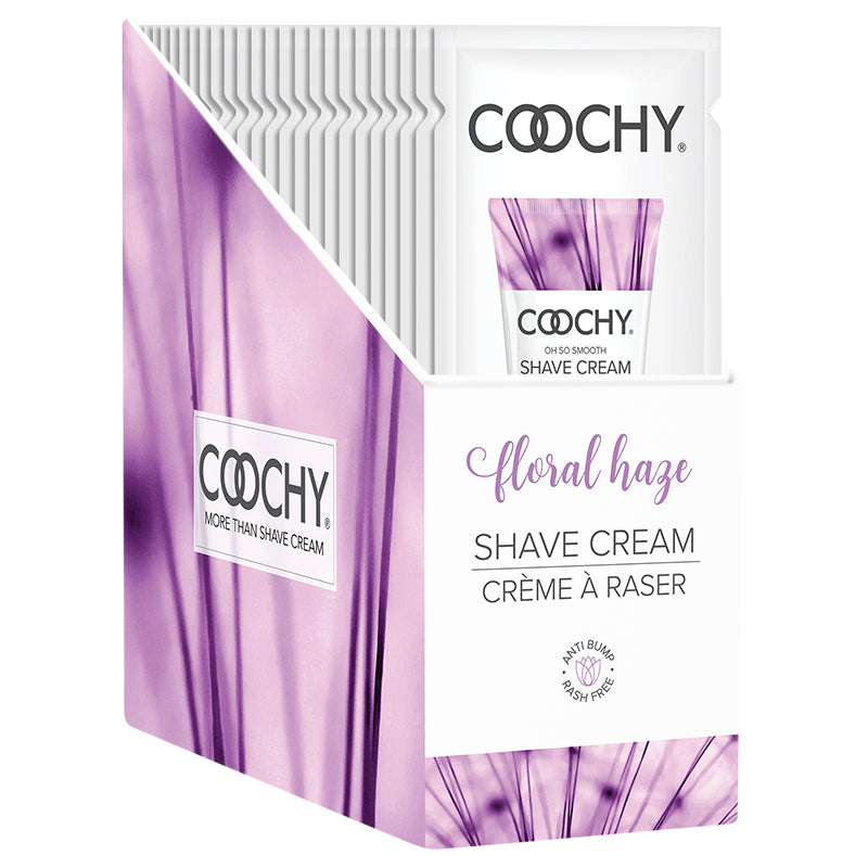 Coochy Shave Cream Floral Haze 24pc Foil Display - Fantasies Boutique