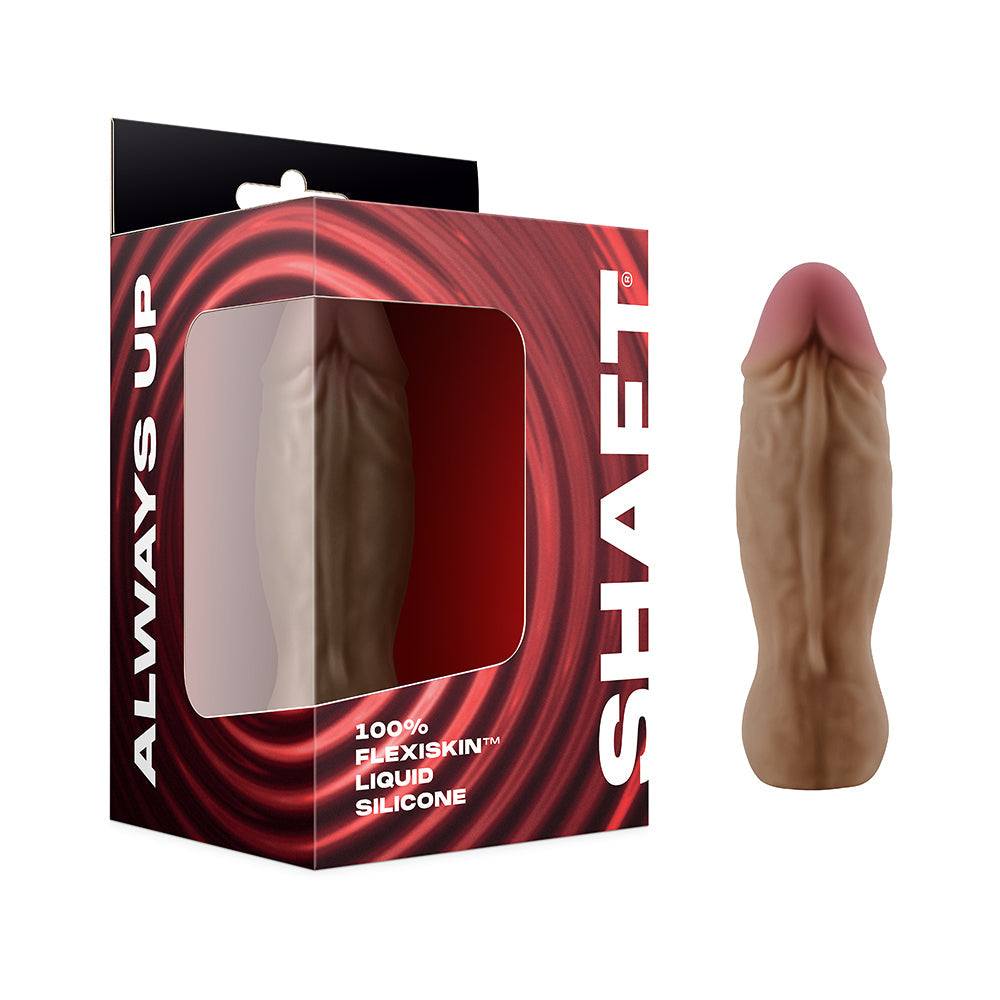 Shaft Bullet Rechargeable Realistic Silicone Mini Vibrator Oak - Fantasies Boutique