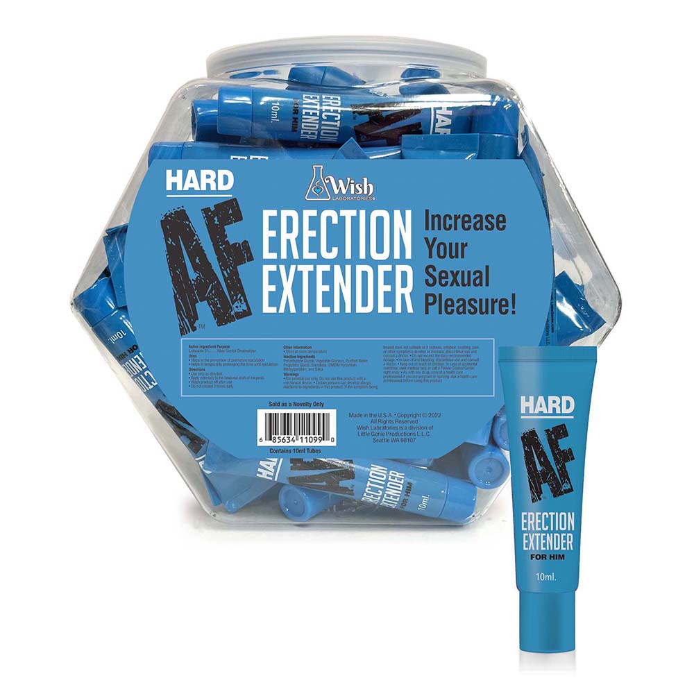 Hard AF Erection Extender Cream 65-Piece Fishbowl Display - Fantasies Boutique