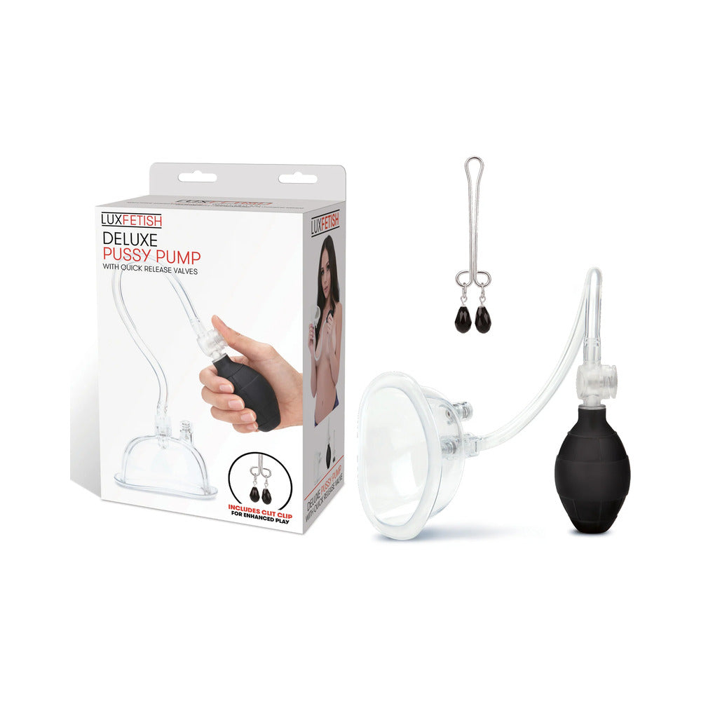 Lux Fetish Deluxe Pussy Pump with Quick-Release Valves - Fantasies Boutique
