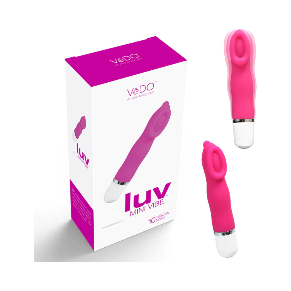VeDO Luv Mini Vibe Hot In Bed Pink - Fantasies Boutique