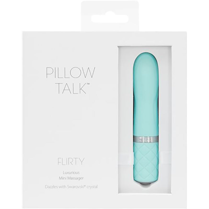 Pillow Talk Flirty Bullet Teal - Fantasies Boutique