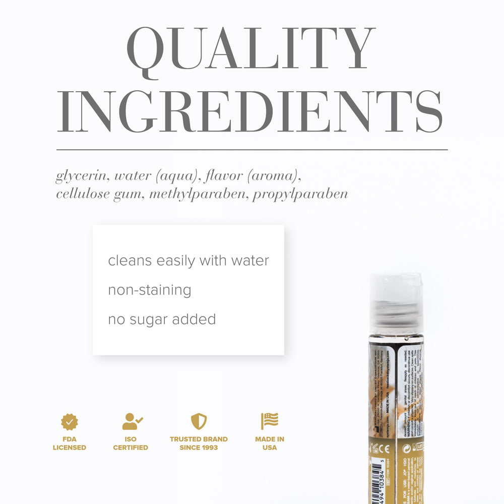 JO H2O Vanilla Cream Flavored Water-Based Lubricant 1 oz.