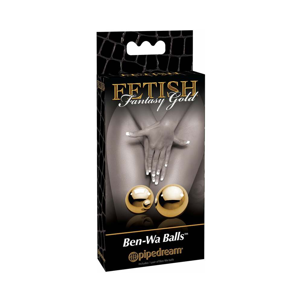 Pipedream Fetish Fantasy Gold Ben Wa Balls Gold - Fantasies Boutique