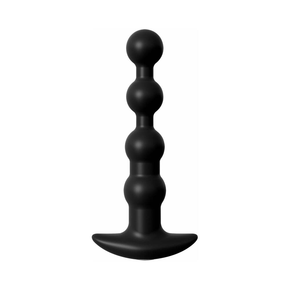 Pipedream Anal Fantasy Elite Collection Rechargeable Anal Beads Silicone Plug Black - Fantasies Boutique