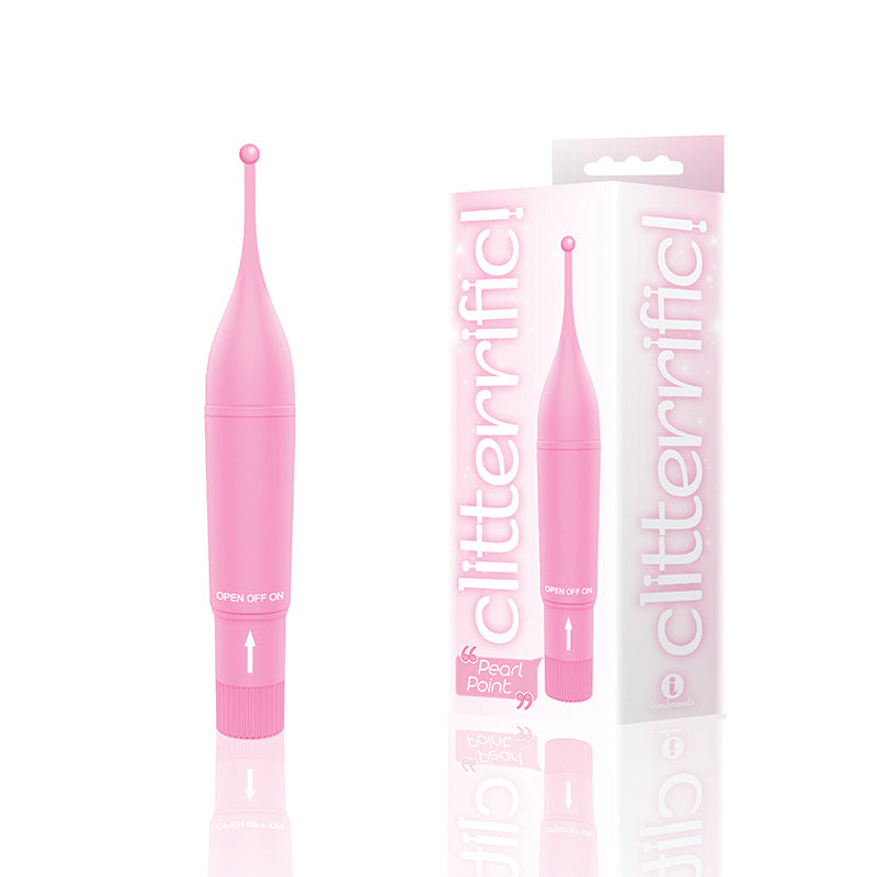 The 9's Clitterific! Pearl Point Clitoral Stimulator - Fantasies Boutique
