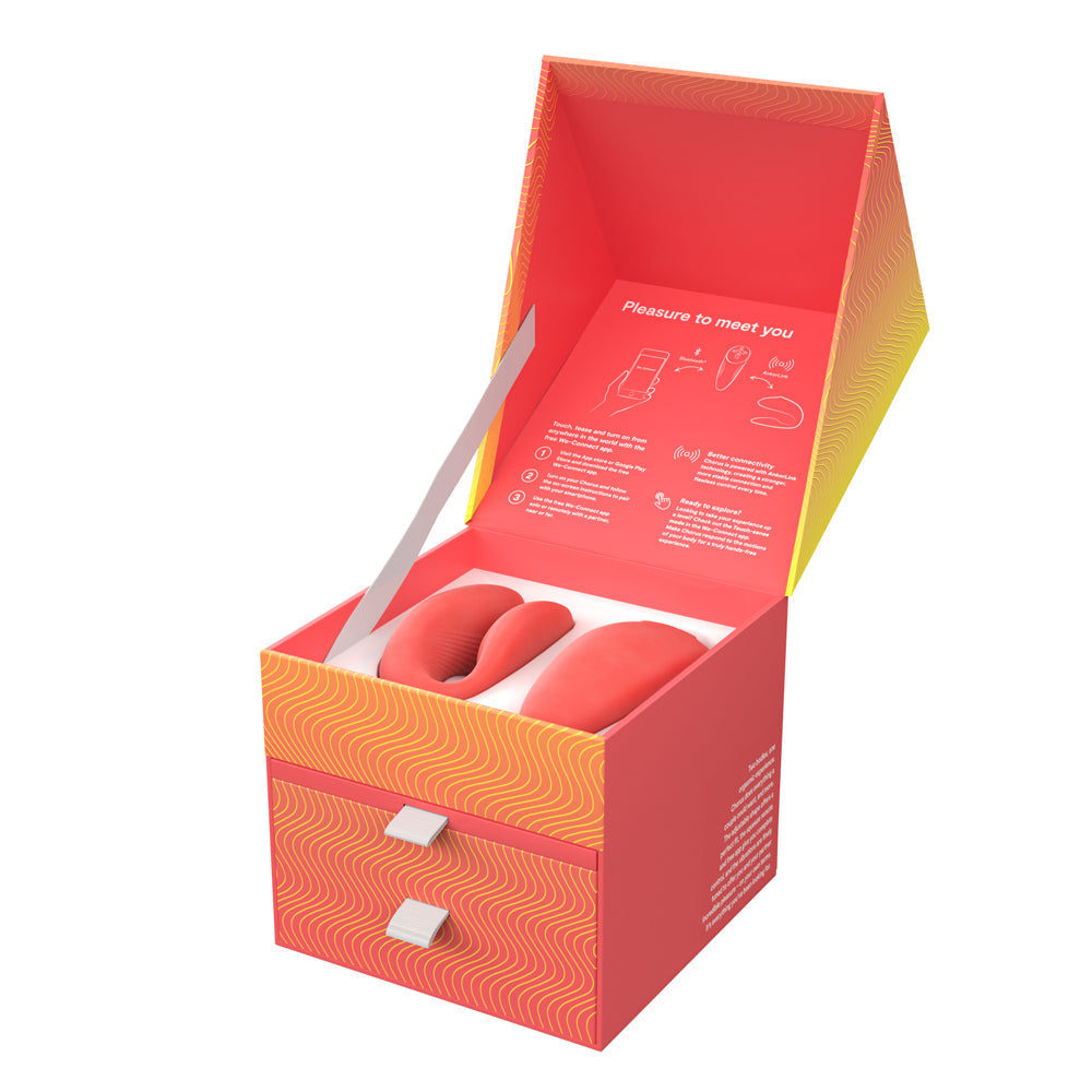 We-Vibe Chorus Rechargeable Remote-Controlled Silicone Couples Vibrator Crave Coral - Fantasies Boutique