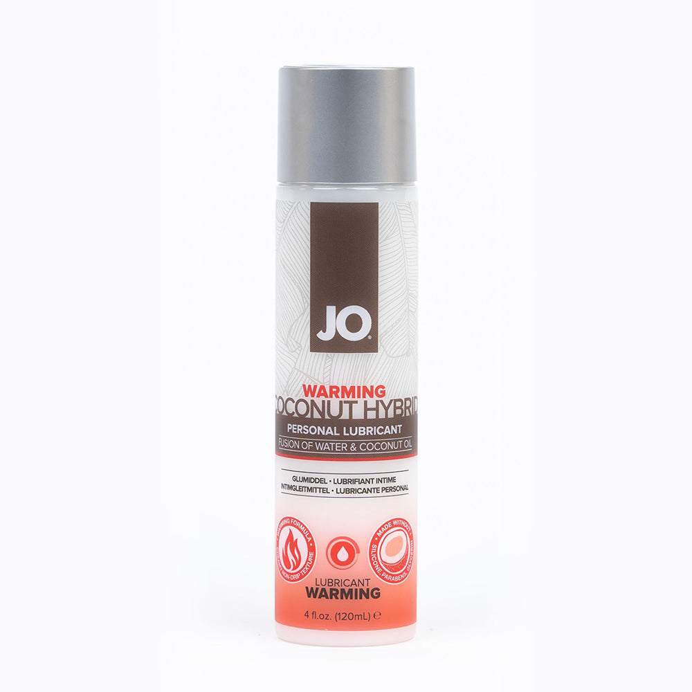JO Coconut Hybrid Warming Lubricant 4 oz. - Fantasies Boutique