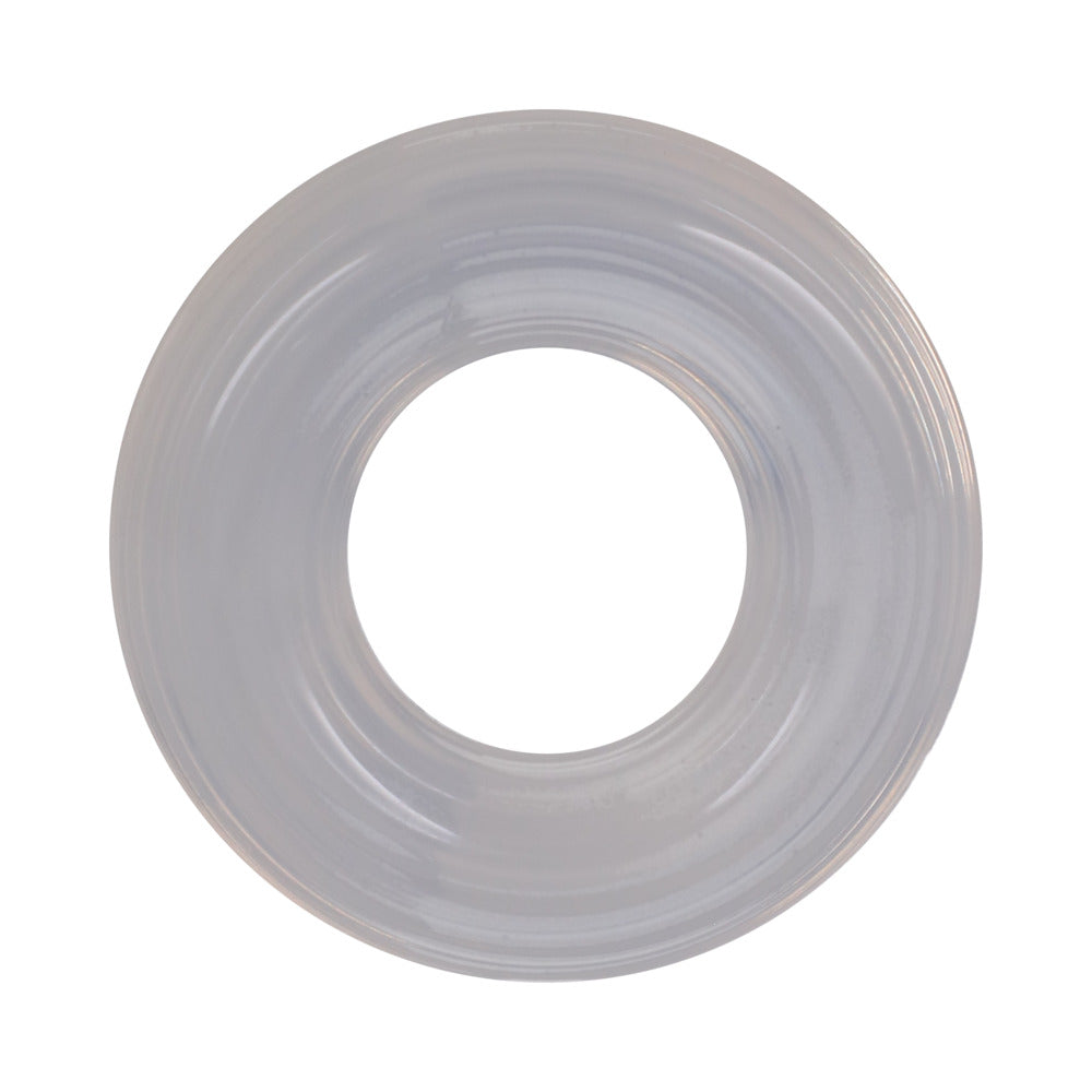 Rock Solid Ribbed Sila-Stretch Donut 1in - Fantasies Boutique