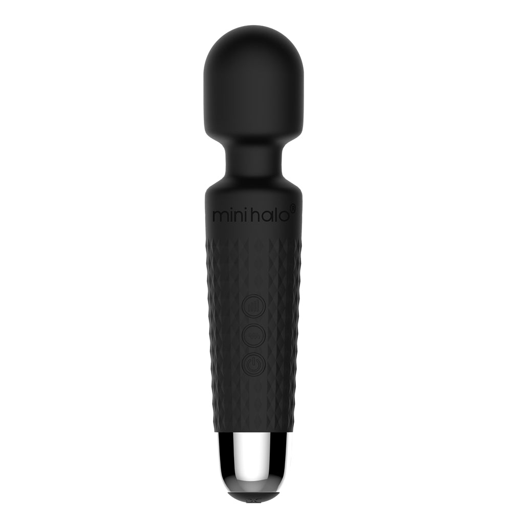 Mini Halo Wireless Wand 20X Silicone Midnight - Fantasies Boutique