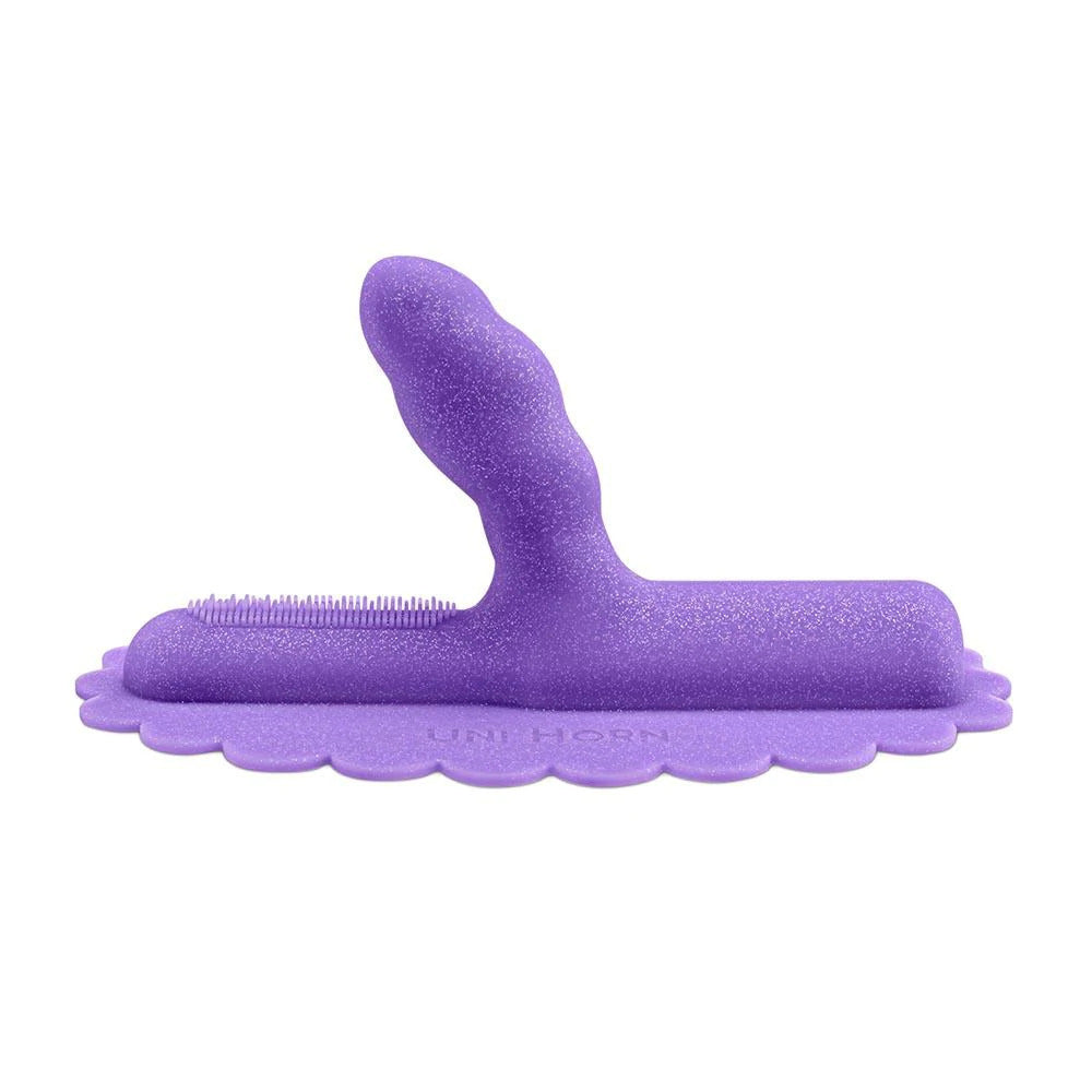 The Unicorn Uni Horn Twisted Textured Silicone Attachment - Fantasies Boutique