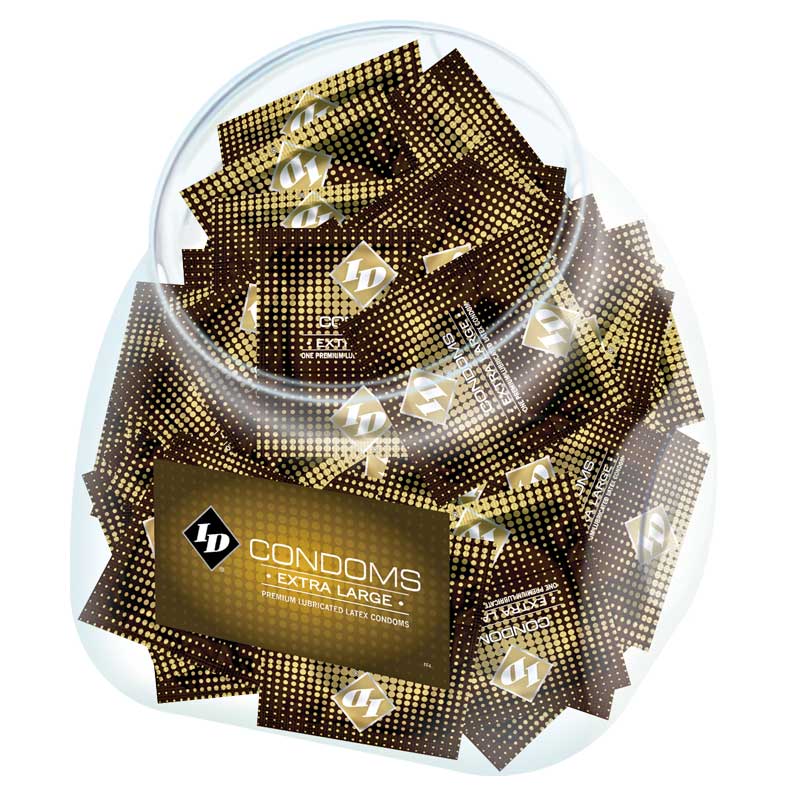 ID Extra Large Condom Jar (144/Jar) - Fantasies Boutique