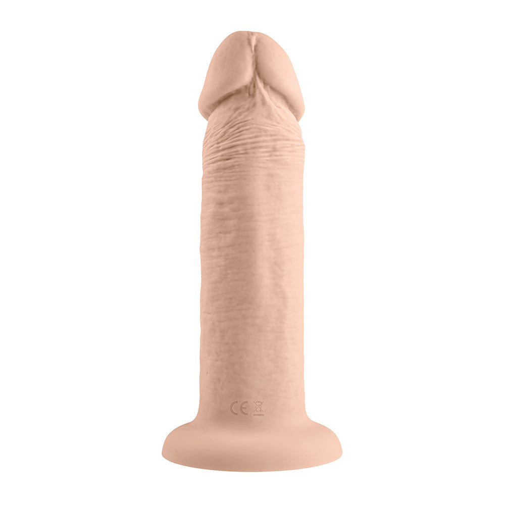 Evolved Rechargeable Vibrating 6 in. Silicone Dildo Light - Fantasies Boutique