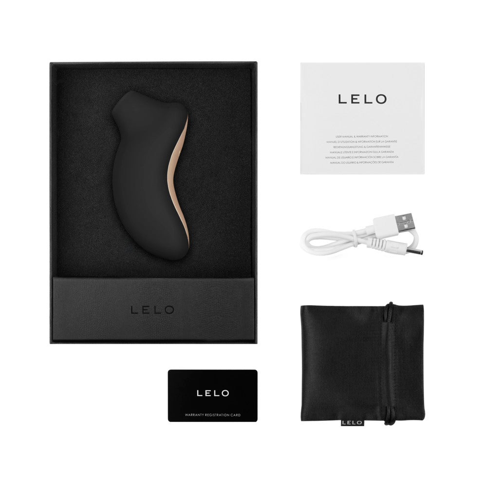 LELO SONA Rechargeable Clitoral Stimulator Black - Fantasies Boutique