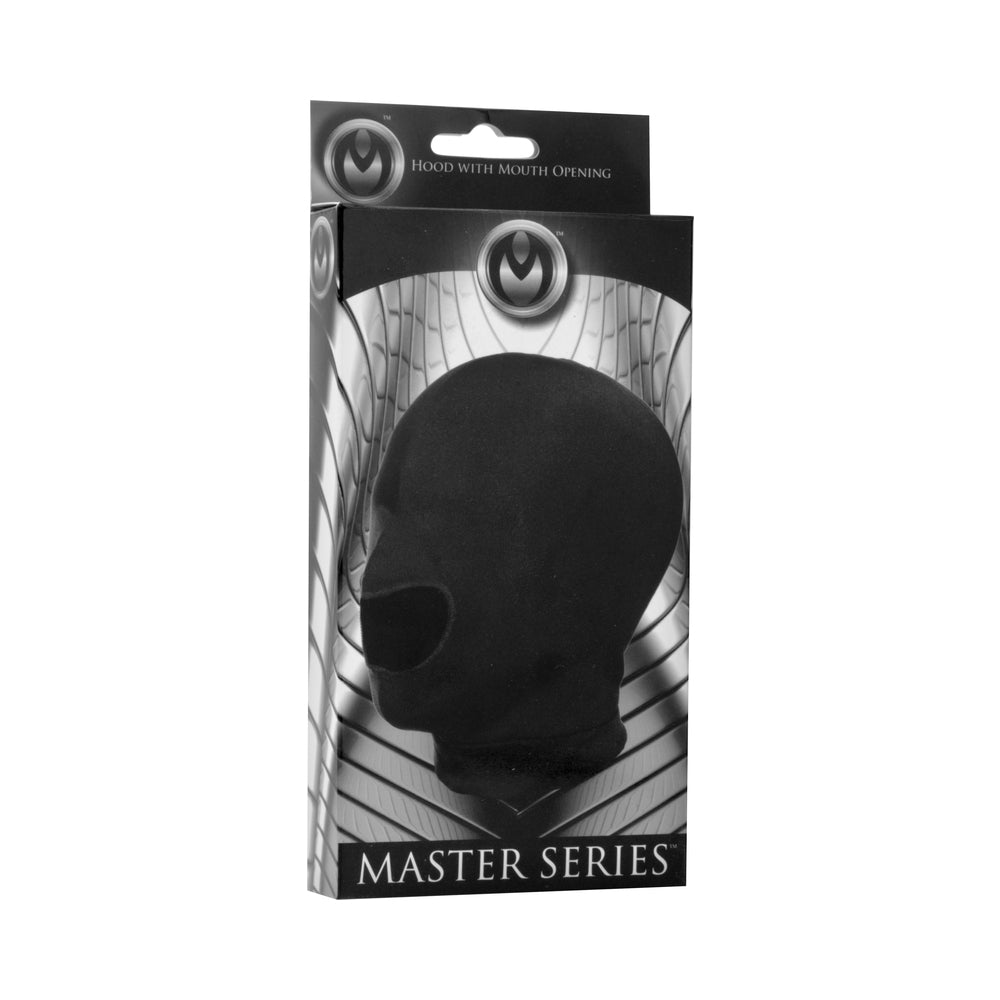 Masters Façade Spandex Hood With Mouth Hole (Black) - Fantasies Boutique