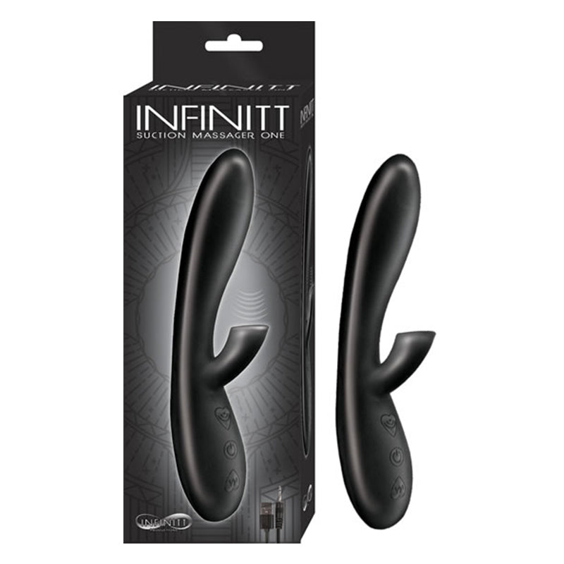 Infinitt Suction Massager One Black - Fantasies Boutique