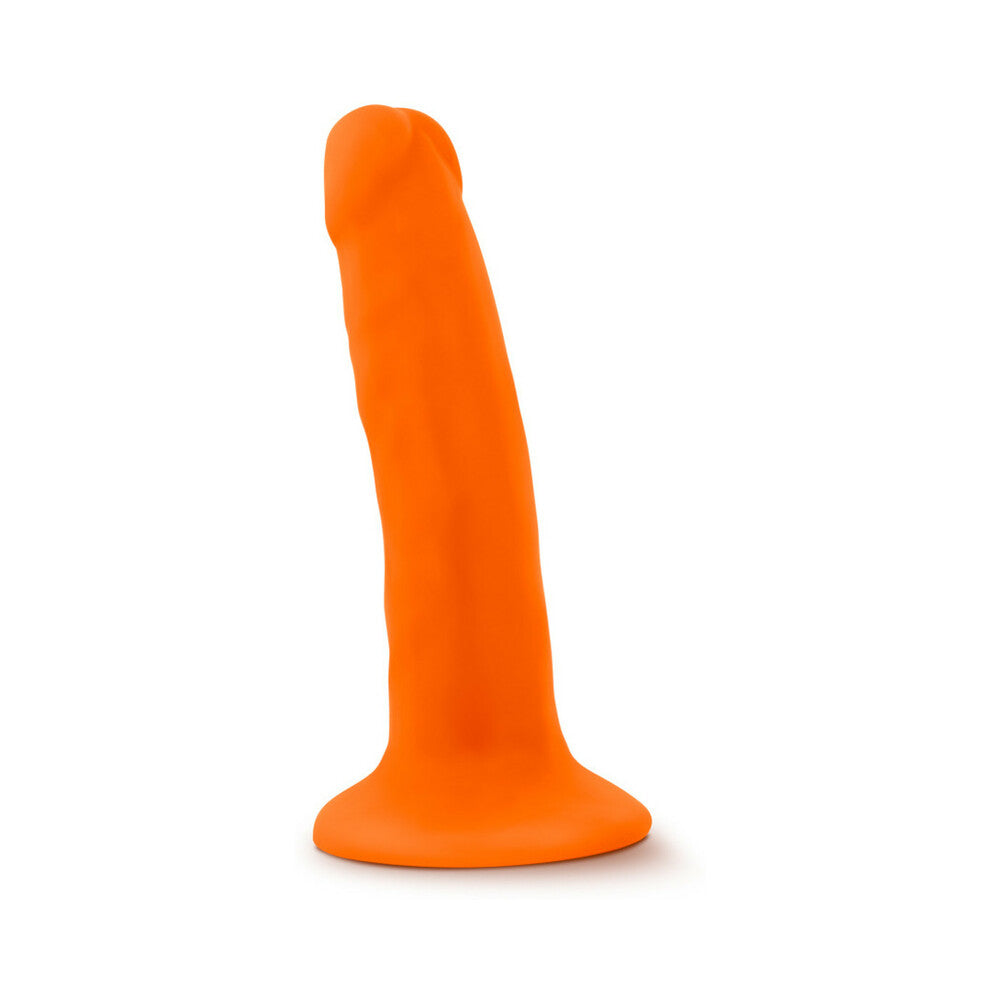 Neo 6 in. Dual Density Dildo Neon Orange - Fantasies Boutique