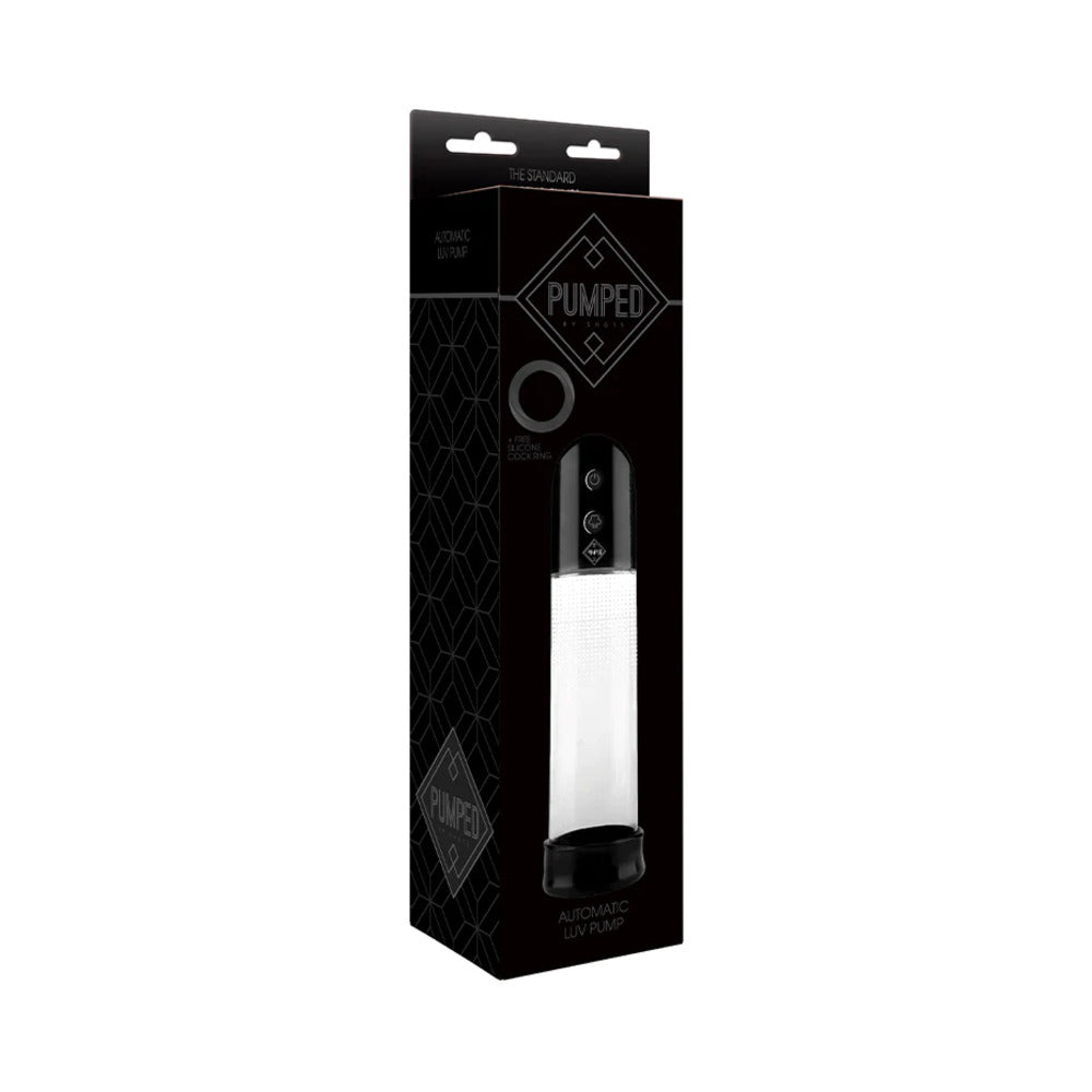 Shots Pumped Automatic Luv Pump Black - Fantasies Boutique