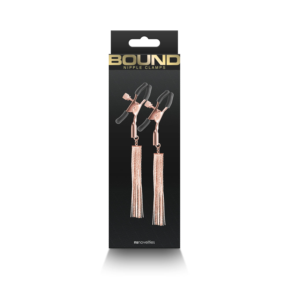 Bound Nipple Clamps D2 Rose Gold - Fantasies Boutique