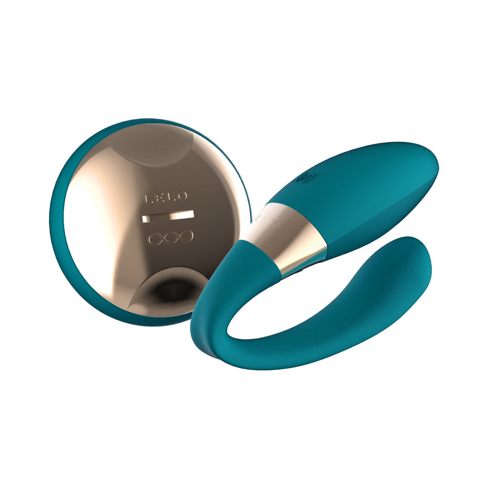 LELO TIANI DUO Rechargeable Dual Stimulation Couples Vibrator With Remote Ocean Blue - Fantasies Boutique