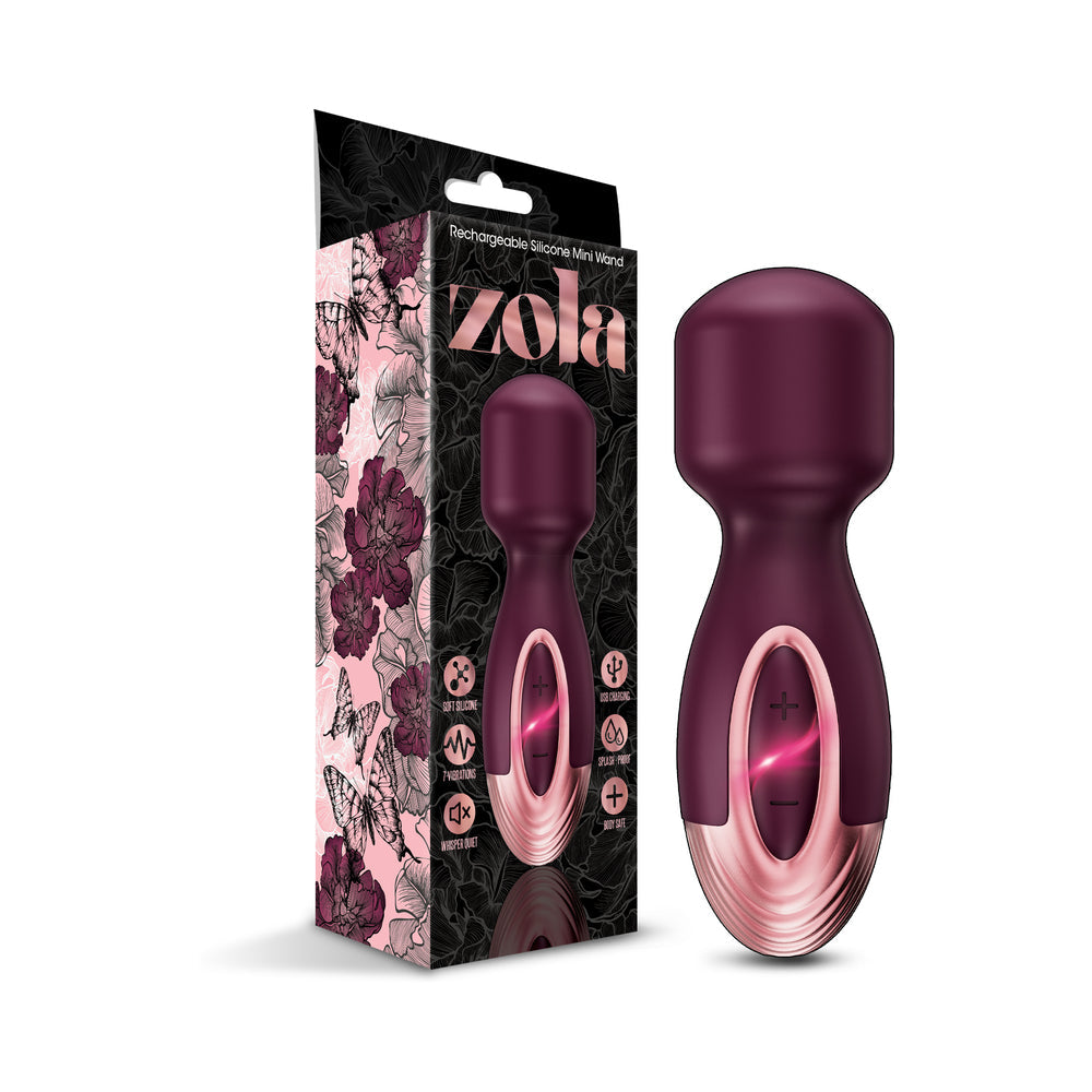 Zola Rechargeable Silicone Mini Wand - Fantasies Boutique