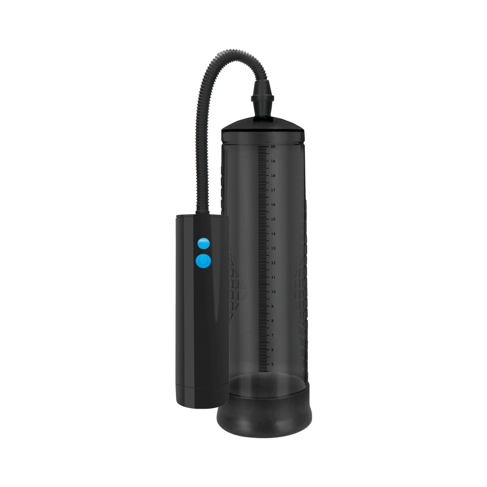 Shots Pumped Extreme Power Rechargeable Automatic Penis Pump Black - Fantasies Boutique