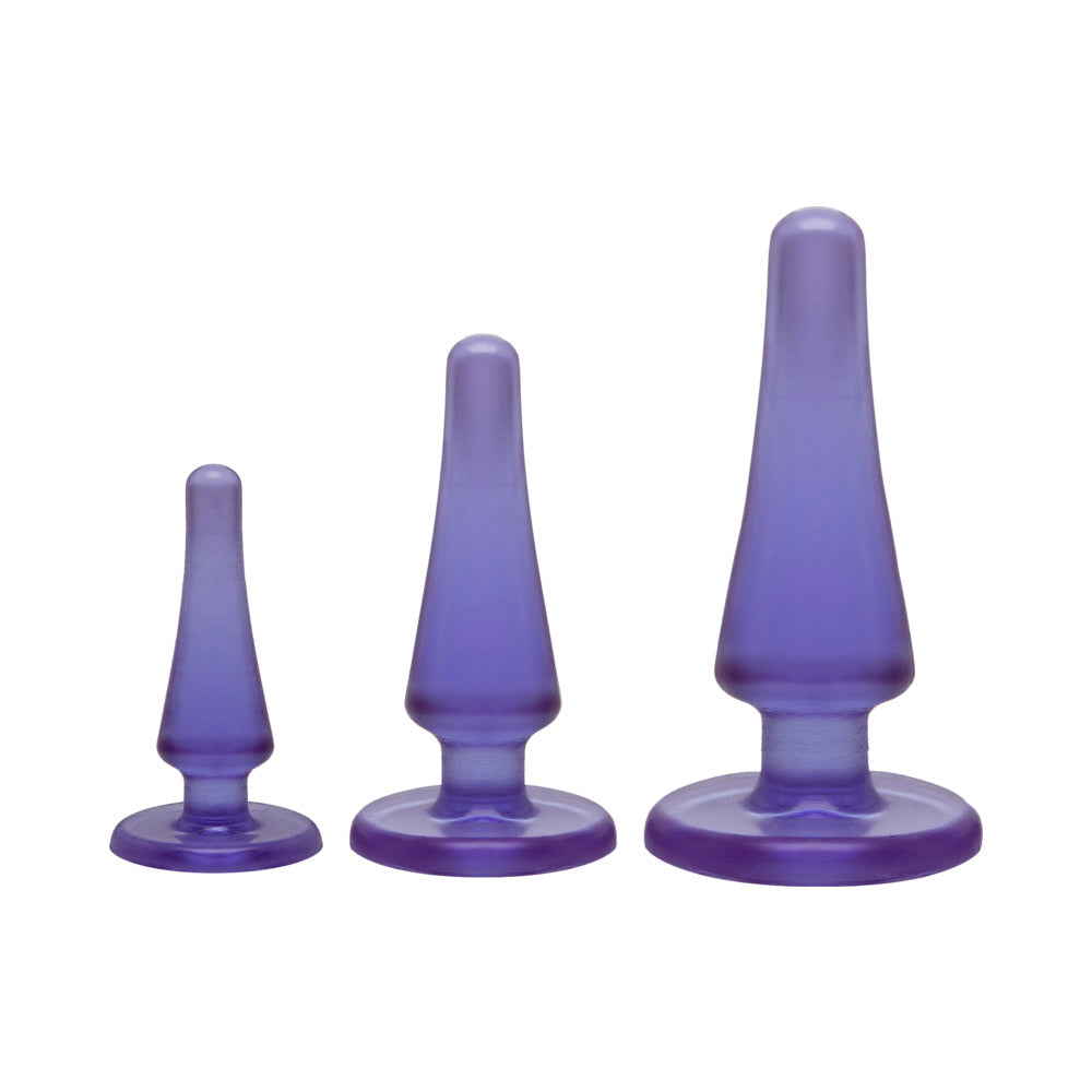 Crystal Jellies - Anal Initiation Kit Purple - Fantasies Boutique