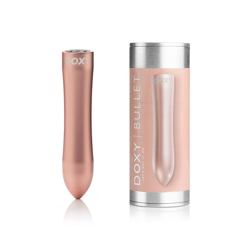 Doxy Bullet Rechargeable Vibrator Rose Gold - Fantasies Boutique