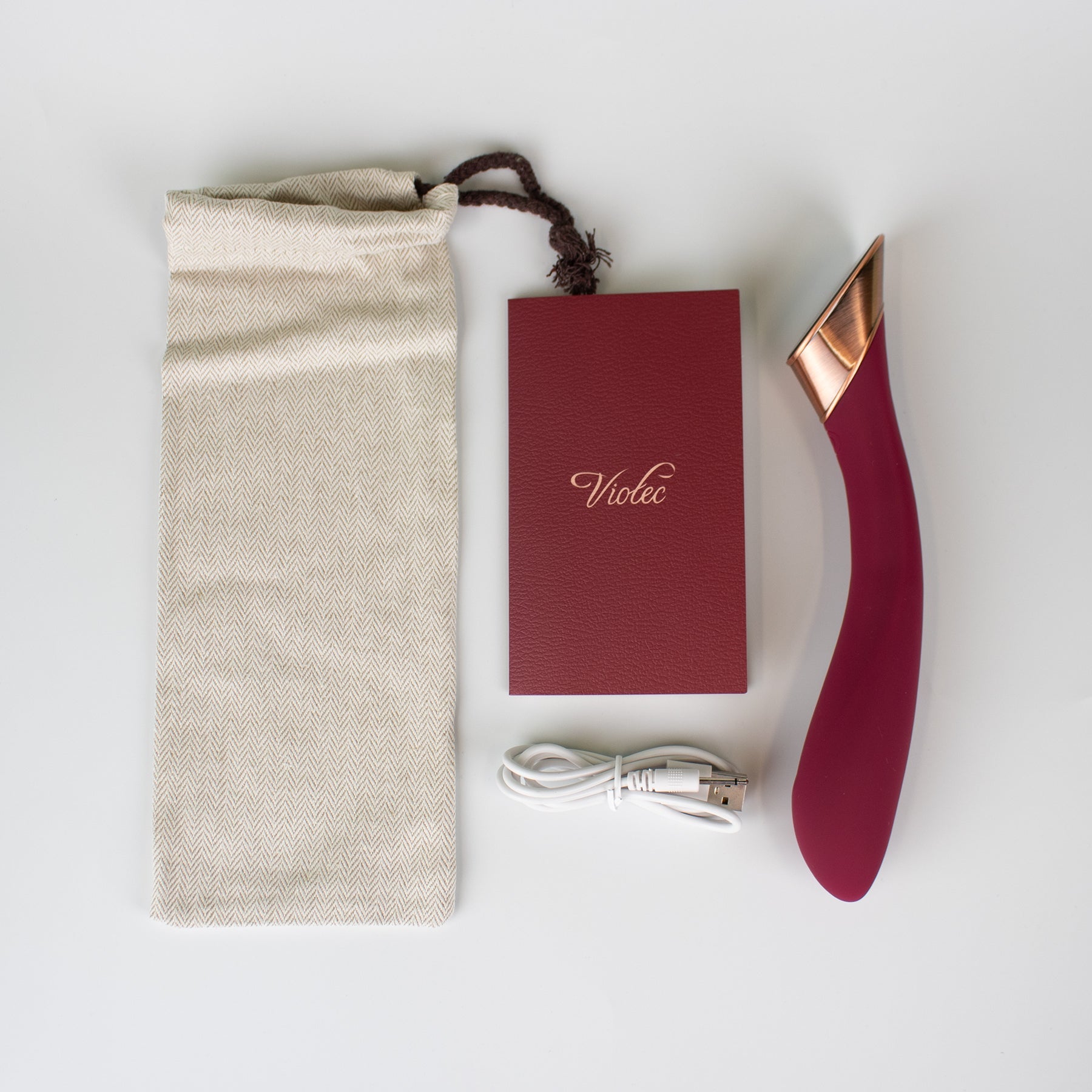 Manto Touch Panel G-Spot Vibrator Wine Red - Fantasies Boutique