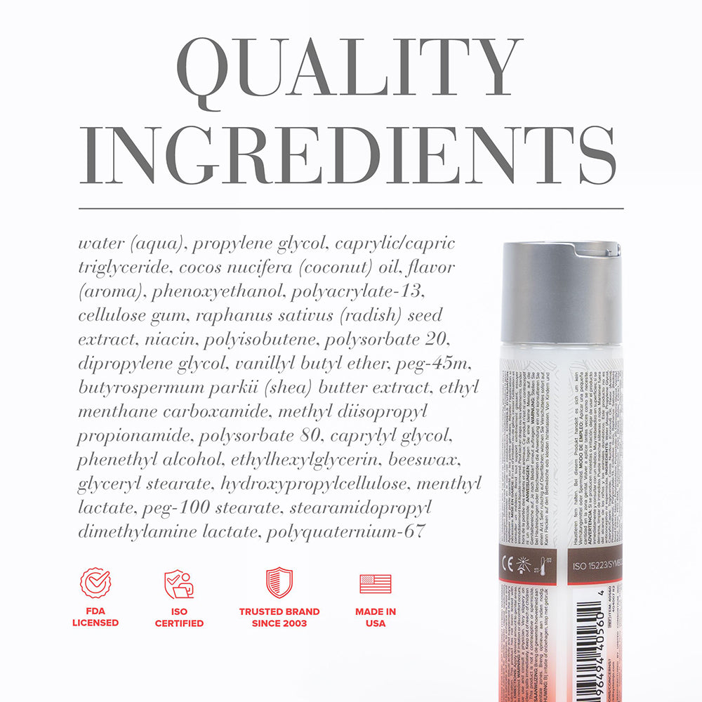 JO Coconut Hybrid Warming Lubricant 4 oz. - Fantasies Boutique