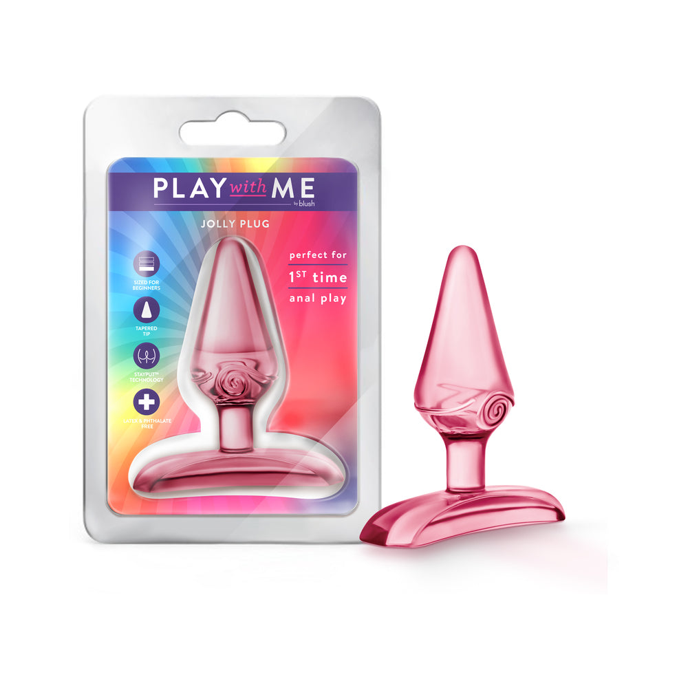 Blush Play With Me Jolly Plug Pink - Fantasies Boutique