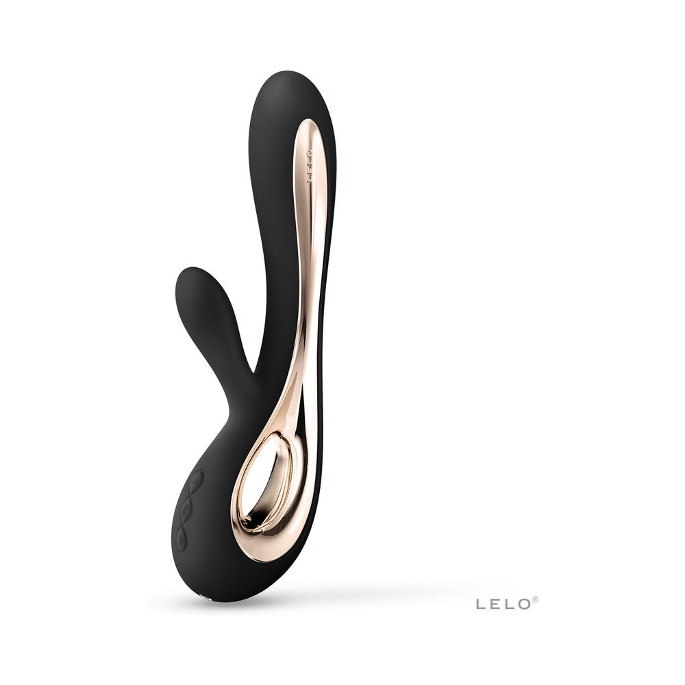 LELO SORAYA 2 Rechargeable Rabbit Vibrator Black - Fantasies Boutique
