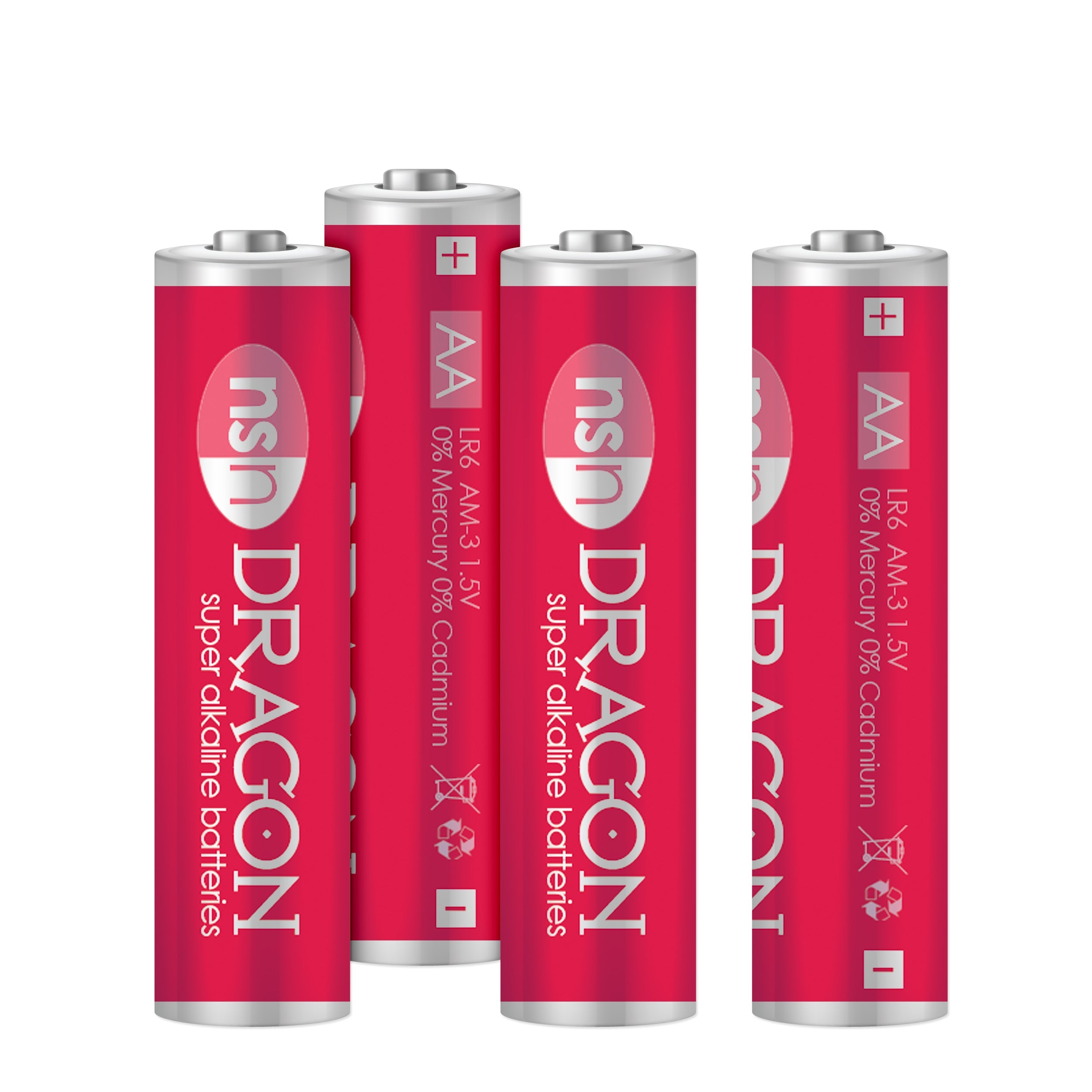 Dragon Alkaline AA Batteries - Fantasies Boutique