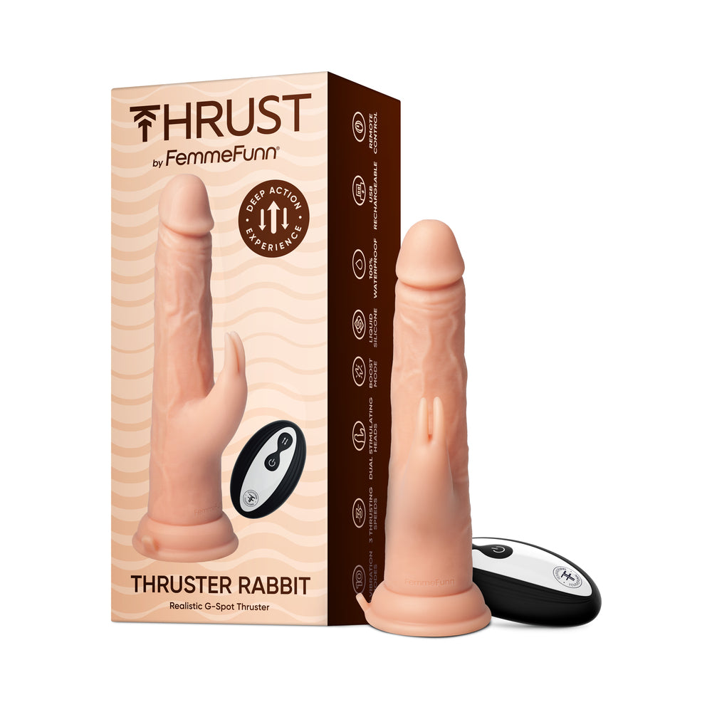 FemmeFunn Thruster Rabbit Nude - Fantasies Boutique